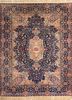 aalam blue wool hand knotted Rug - HeadShot aalam blue wool hand knotted Rug - HeadShot