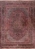aalam red and orange wool hand knotted Rug - HeadShot aalam red and orange wool hand knotted Rug - HeadShot