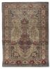 aalam red and orange wool hand knotted Rug - HeadShot aalam red and orange wool hand knotted Rug - HeadShot