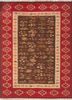 nayaab beige and brown wool flat weaves Rug - HeadShot