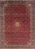 aalam red and orange wool hand knotted Rug - HeadShot aalam red and orange wool hand knotted Rug - HeadShot