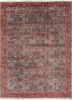 aalam grey and black wool hand knotted Rug - HeadShot aalam grey and black wool hand knotted Rug - HeadShot