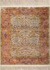 gulmarg ivory silk hand knotted Rug - HeadShot gulmarg ivory silk hand knotted Rug - HeadShot