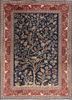 aalam blue wool hand knotted Rug - HeadShot aalam blue wool hand knotted Rug - HeadShot