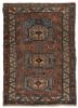 kiaan blue wool hand knotted Rug - HeadShot