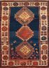 kiaan blue wool hand knotted Rug - HeadShot kiaan blue wool hand knotted Rug - HeadShot