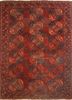 kiaan red and orange wool hand knotted Rug - HeadShot kiaan red and orange wool hand knotted Rug - HeadShot