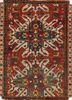 kiaan red and orange wool hand knotted Rug - HeadShot kiaan red and orange wool hand knotted Rug - HeadShot
