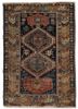 aalam blue wool flat weaves Rug - HeadShot