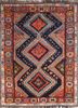 kiaan blue wool hand knotted Rug - HeadShot kiaan blue wool hand knotted Rug - HeadShot