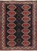 kiaan grey and black wool hand knotted Rug - HeadShot kiaan grey and black wool hand knotted Rug - HeadShot