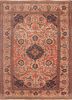 aalam red and orange wool hand knotted Rug - HeadShot aalam red and orange wool hand knotted Rug - HeadShot