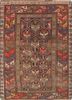 aalam red and orange wool flat weaves Rug - HeadShot