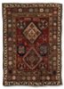 kiaan red and orange wool hand knotted Rug - HeadShot kiaan red and orange wool hand knotted Rug - HeadShot