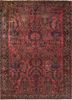 aalam red and orange wool hand knotted Rug - HeadShot aalam red and orange wool hand knotted Rug - HeadShot