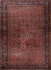 aalam red and orange wool hand knotted Rug - HeadShot aalam red and orange wool hand knotted Rug - HeadShot