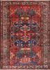 kiaan blue wool hand knotted Rug - HeadShot kiaan blue wool hand knotted Rug - HeadShot