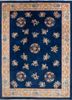 pechino blue wool hand knotted Rug - HeadShot pechino blue wool hand knotted Rug - HeadShot