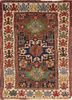 kiaan green wool hand knotted Rug - HeadShot