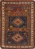 kiaan blue wool hand knotted Rug - HeadShot