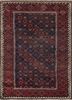 aalam beige and brown wool hand knotted Rug - HeadShot