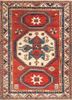 kiaan red and orange wool hand knotted Rug - HeadShot kiaan red and orange wool hand knotted Rug - HeadShot