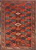 kiaan red and orange wool hand knotted Rug - HeadShot kiaan red and orange wool hand knotted Rug - HeadShot