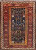 kiaan blue wool hand knotted Rug - HeadShot kiaan blue wool hand knotted Rug - HeadShot