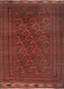 kiaan red and orange wool hand knotted Rug - HeadShot kiaan red and orange wool hand knotted Rug - HeadShot