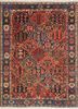 aalam red and orange wool hand knotted Rug - HeadShot aalam red and orange wool hand knotted Rug - HeadShot