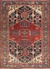 kiaan red and orange wool hand knotted Rug - HeadShot kiaan red and orange wool hand knotted Rug - HeadShot