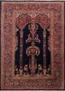 aalam blue wool hand knotted Rug - HeadShot aalam blue wool hand knotted Rug - HeadShot