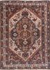 aalam red and orange wool hand knotted Rug - HeadShot aalam red and orange wool hand knotted Rug - HeadShot