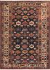 aalam blue wool hand knotted Rug - HeadShot aalam blue wool hand knotted Rug - HeadShot