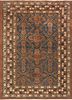 kiaan blue wool hand knotted Rug - HeadShot kiaan blue wool hand knotted Rug - HeadShot