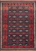 aalam beige and brown wool hand knotted Rug - HeadShot