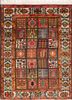 aalam pink and purple wool hand knotted Rug - HeadShot aalam pink and purple wool hand knotted Rug - HeadShot