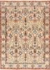 aalam ivory wool hand knotted Rug - HeadShot aalam ivory wool hand knotted Rug - HeadShot
