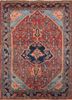 aalam red and orange wool hand knotted Rug - HeadShot aalam red and orange wool hand knotted Rug - HeadShot