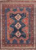 aalam blue wool hand knotted Rug - HeadShot aalam blue wool hand knotted Rug - HeadShot