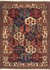 kiaan blue wool hand knotted Rug - HeadShot kiaan blue wool hand knotted Rug - HeadShot