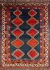 aalam blue wool hand knotted Rug - HeadShot aalam blue wool hand knotted Rug - HeadShot
