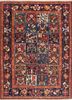 aalam blue wool hand knotted Rug - HeadShot aalam blue wool hand knotted Rug - HeadShot