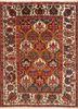 aalam blue wool hand knotted Rug - HeadShot
