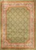 aalam green wool hand knotted Rug - HeadShot aalam green wool hand knotted Rug - HeadShot