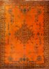 aalam red and orange wool hand knotted Rug - HeadShot aalam red and orange wool hand knotted Rug - HeadShot
