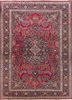 aalam red and orange wool hand knotted Rug - HeadShot aalam red and orange wool hand knotted Rug - HeadShot