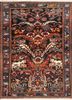 aalam blue wool hand knotted Rug - HeadShot aalam blue wool hand knotted Rug - HeadShot