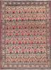 aalam ivory wool hand knotted Rug - HeadShot