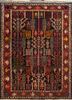 aalam grey and black wool hand knotted Rug - HeadShot aalam grey and black wool hand knotted Rug - HeadShot